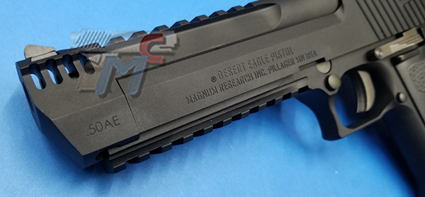 Cyber Gun(WE) Full Metal Desert Eagle L6 .50AE Gas Blow Back Pistol (Black) - Click Image to Close